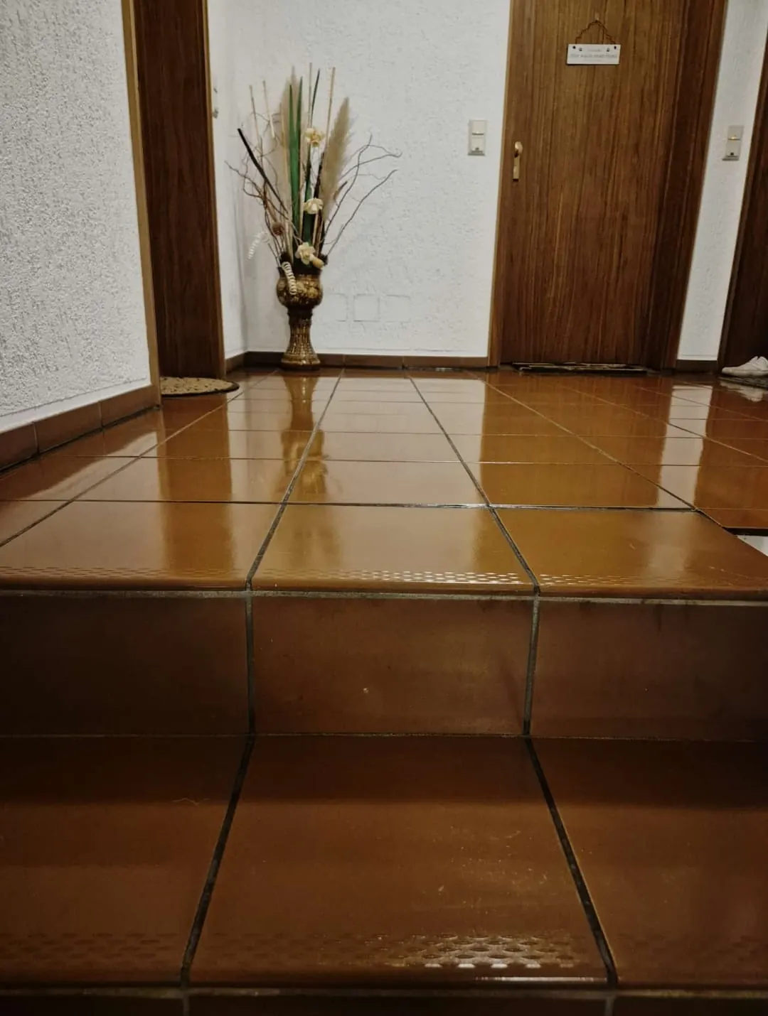 Frisch gereinigte Treppe